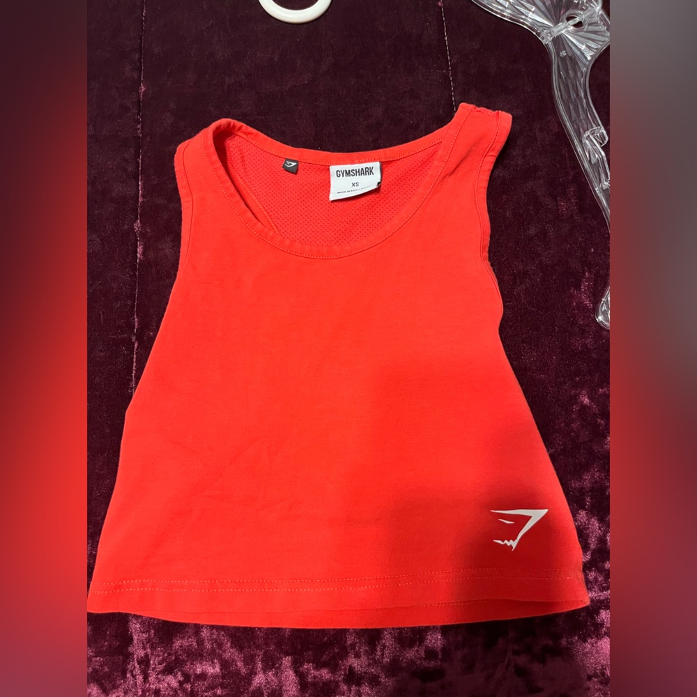 Gymshark Red Sleeveless Tank